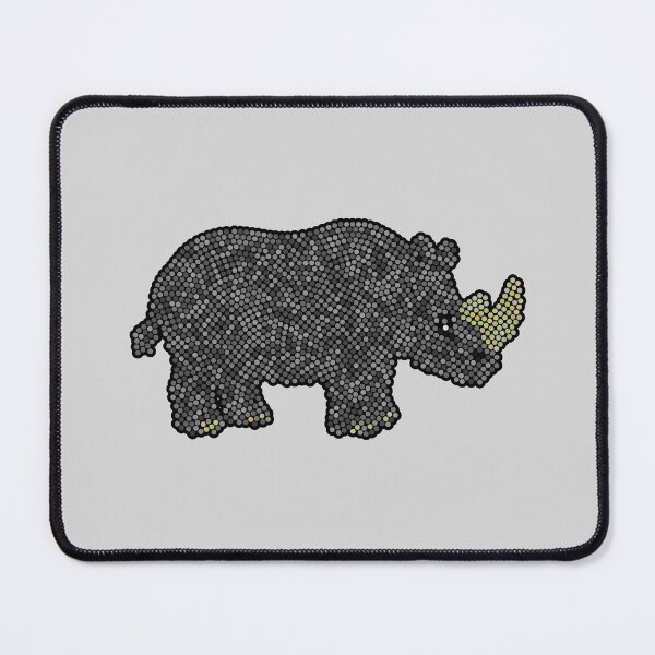 Item preview, Rhino Dot Art Mosaic designed and sold by MSBM Designs.