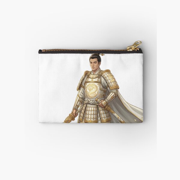 Item preview, Noble Samurai Warrior in White and Gold Armor designed and sold by RickyStick.