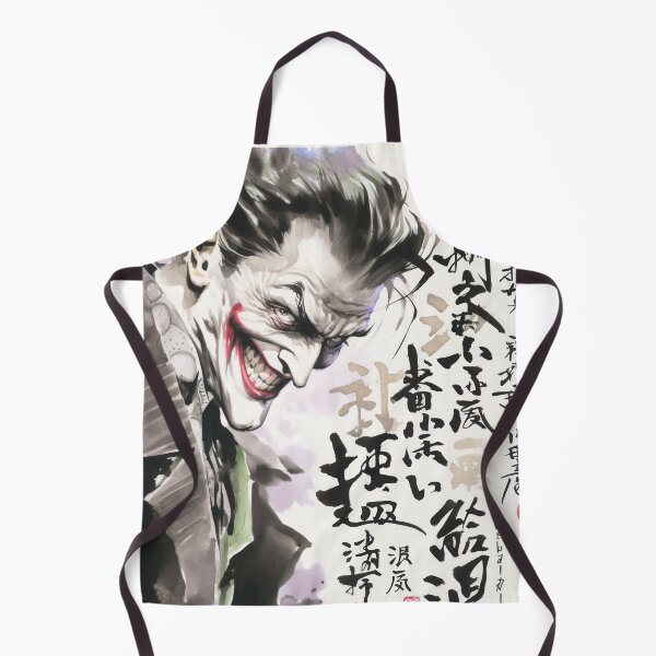 Aperçu de l'œuvre Sumi-e, le Joker Maniaque créée et vendue par AnimeArsenalPrints.