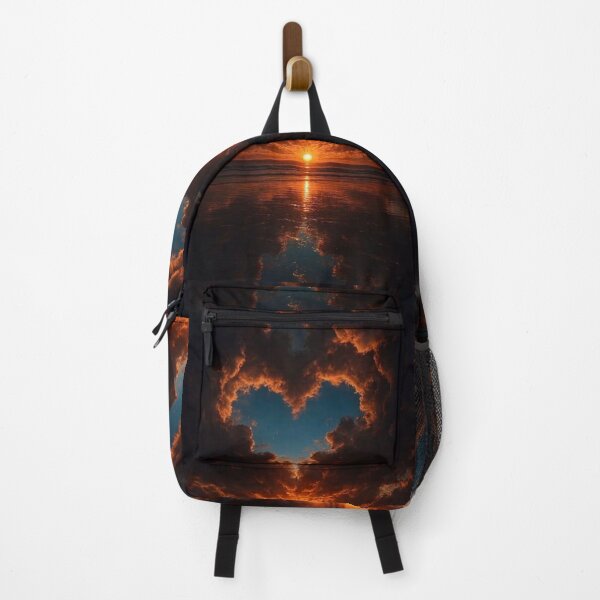 Item preview, Heart Shaped Sunset – Romantic Sky and Ocean Reflection Aesthetic designed and sold by Jesus-istheway.