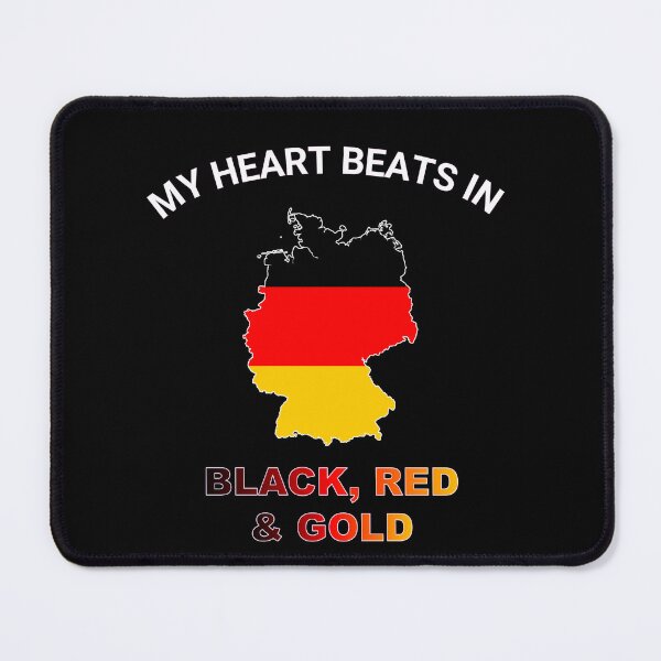 Item preview, Germany Federal Eagle - My Heart Beats in Black Red Gold designed and sold by FancifulDesign.