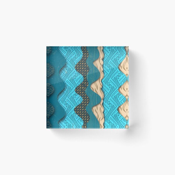 Item preview, 3d style Wonderful waves designed and sold by Printfantasia .