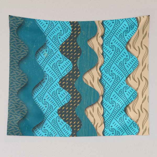 Item preview, 3d style Wonderful waves designed and sold by Printfantasia .