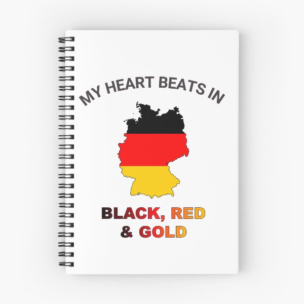 Item preview, Germany Federal Eagle - My Heart Beats in Black Red Gold designed and sold by FancifulDesign.