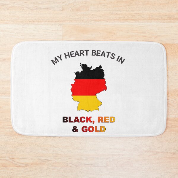 Item preview, Germany Federal Eagle - My Heart Beats in Black Red Gold designed and sold by FancifulDesign.