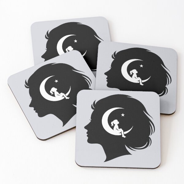 Item preview, INNER CHILD -THE ETERNAL GIRL-MINIMALIST WOMANHOOD SILHOUETTE designed and sold by PERSPECTIVERED.