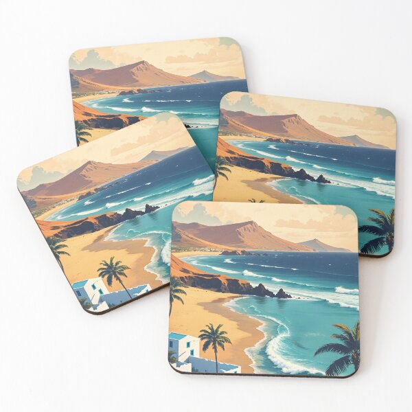 Item preview, Fuerteventura Poster – Classic Spanish Island Escape designed and sold by Ceemko's Vintage Corner.