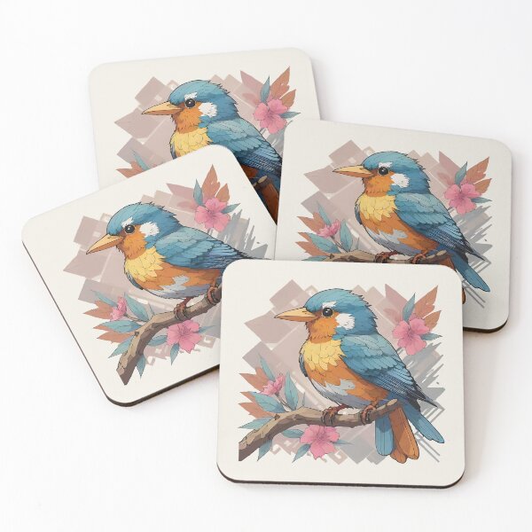 Item preview, Geometric Bird – Modern Animal Art designed and sold by Tklezardesigns.