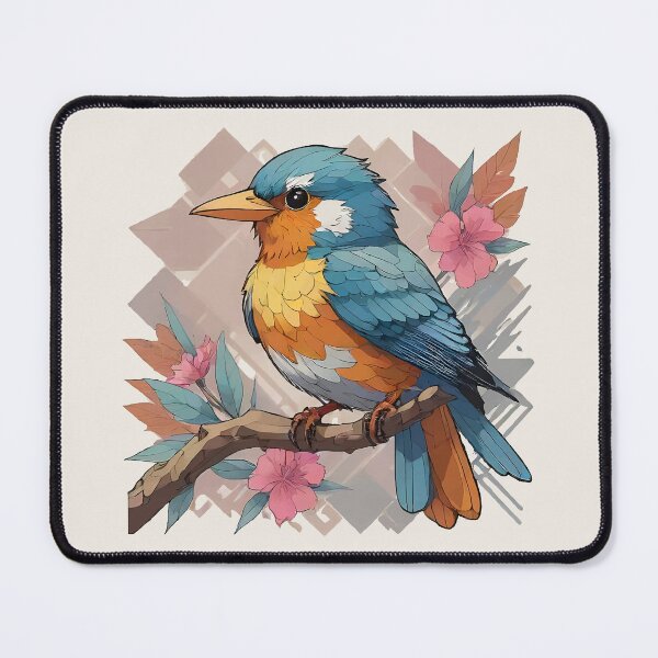 Item preview, Geometric Bird – Modern Animal Art designed and sold by Tklezardesigns.