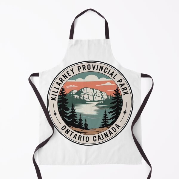 Item preview, Killarney Ontario - Killarney Provincial Park Retro Nature Badge designed and sold by JessArty ⭐⭐⭐⭐⭐.