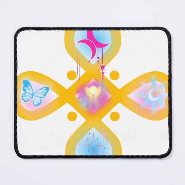 Item preview, Mystic Infinity Balance: Moon & Butterfly Mandala designed and sold by Diseño que alegran tu día.