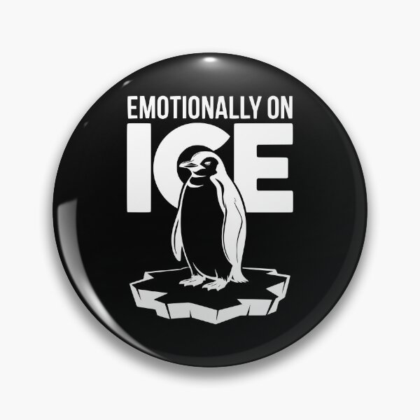 Item preview, Emotionally On Ice Penguin Sarcastic Pun designed and sold by MavtM.