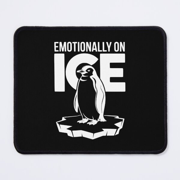 Item preview, Emotionally On Ice Penguin Sarcastic Pun designed and sold by MavtM.