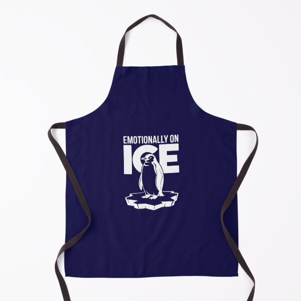 Item preview, Emotionally On Ice Penguin Sarcastic Pun designed and sold by MavtM.