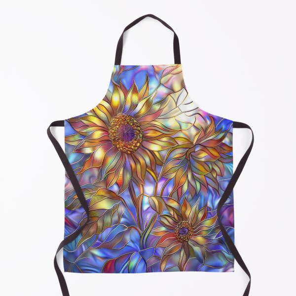 Item preview, Sunflower Stained Glass Floral Art designed and sold by MargaretWiktor.