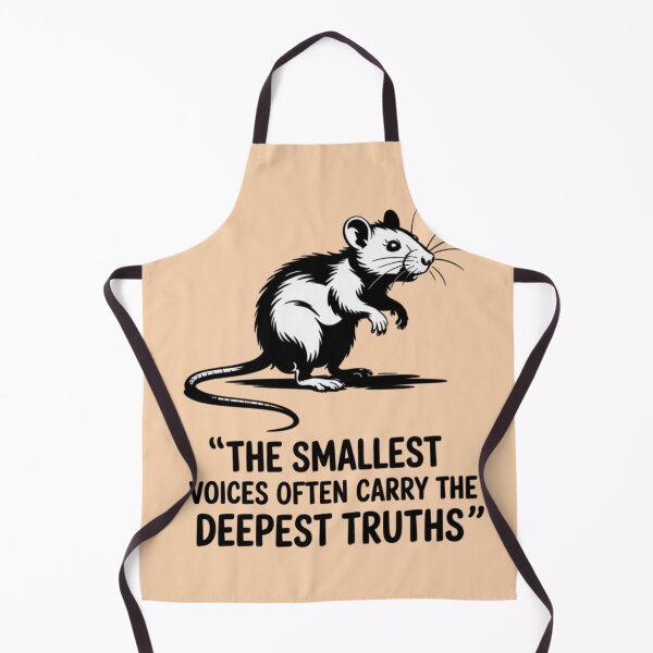 Item preview, Banksy Rat - The smallest voices often carry the deepest truths designed and sold by 123ks.