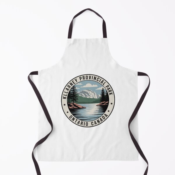 Item preview, Killarney Ontario - Killarney Provincial Park Vintage Landscape Badge designed and sold by JessArty ⭐⭐⭐⭐⭐.