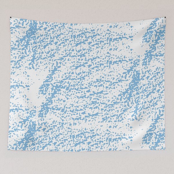 Item preview, Brush Study No. 13 - Azure Abstract Brush Stroke Artwork | Minimal Blue Modern Aesthetic Wall Art | Soft Contemporary Brush Painting Design designed and sold by KleanGirlAesthetics.
