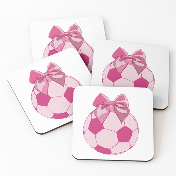 Item preview, Pink Football with Bow designed and sold by Leatextileart.