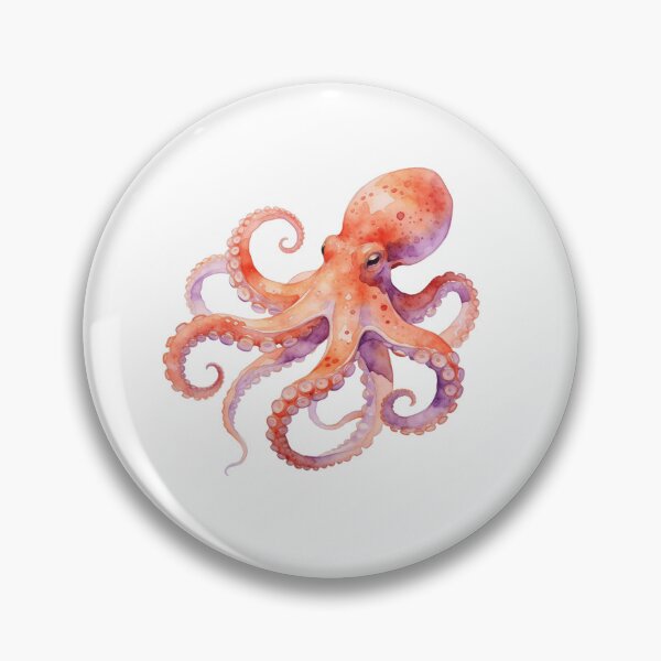 Item preview, Octopus Watercolor T-Shirt | Coastal Ocean Art | Sea Creature Gift for Women designed and sold by Panom Suavichien.