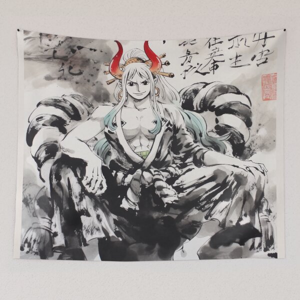 Item preview, Buff Yamato Sumi-e  designed and sold by AnimeArsenalPrints.