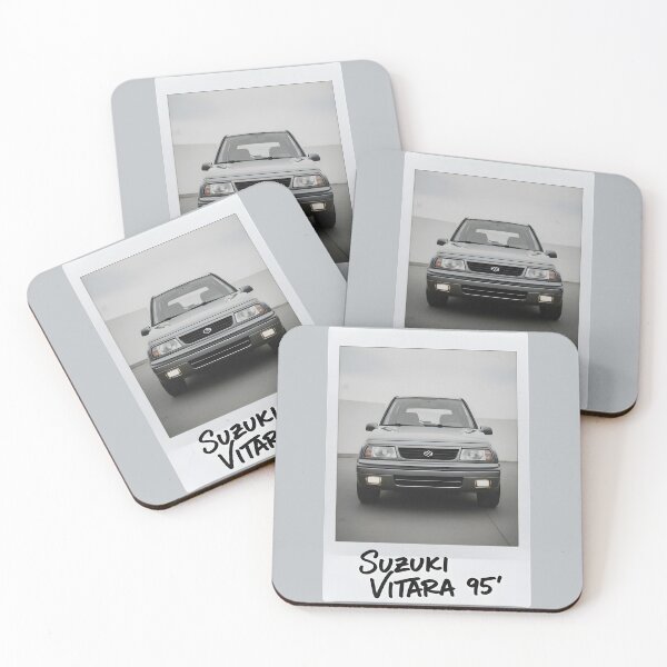 Item preview, Suzuki Vitara 1995 Classic 4x4 Retro Vintage Polaroid Art designed and sold by Motorline44.