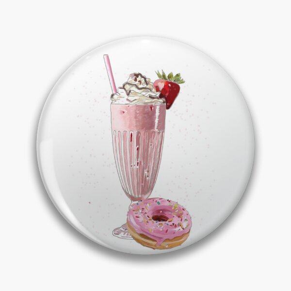 Item preview, Sweet Treats Strawberry - Milk Shake  designed and sold by Leatextileart.