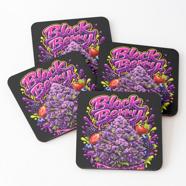 Item preview, Block Berry Graffiti Print | Intense Berry Indica Strain designed and sold by WAUZ.