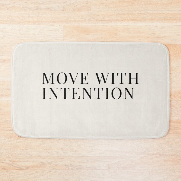 Item preview, Move With Intention Minimalist Quote  designed and sold by BestVarieties.