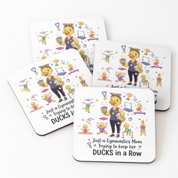 Item preview, Just a Gymnastics Mom Trying to Keep Her Ducks in a Row Cute Duck Family Design designed and sold by Winarrts.