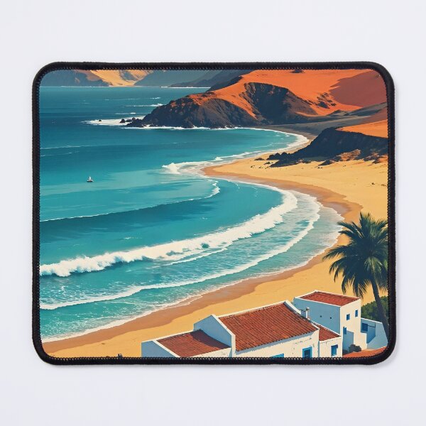 Item preview, Retro Fuerteventura Travel Art – Surf & Sun Nostalgia designed and sold by Ceemko's Vintage Corner.