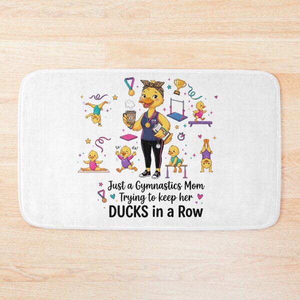 Item preview, Just a Gymnastics Mom Trying to Keep Her Ducks in a Row Cute Duck Family Design designed and sold by Winarrts.