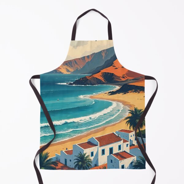 Item preview, Retro Fuerteventura Travel Art – Surf & Sun Nostalgia designed and sold by Ceemko's Vintage Corner.
