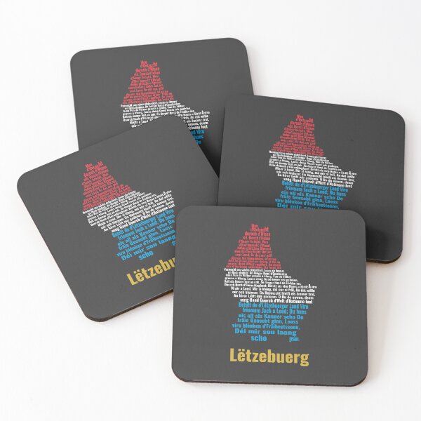 Item preview, Lëtzebuerg: Kaart, Fändel an Hymn designed and sold by JR78.