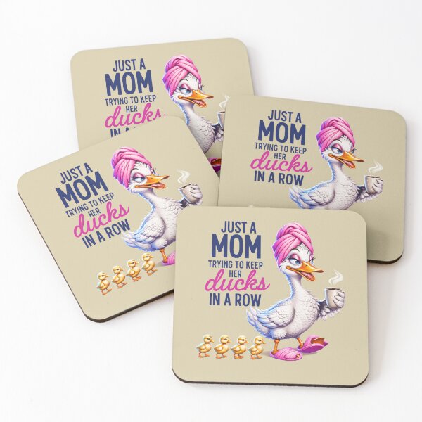 Item preview, Just a Mom Trying to Keep Her Ducks In a Row creative Mother’s Day Gift Ideas For Moms  designed and sold by MalwasBasket.