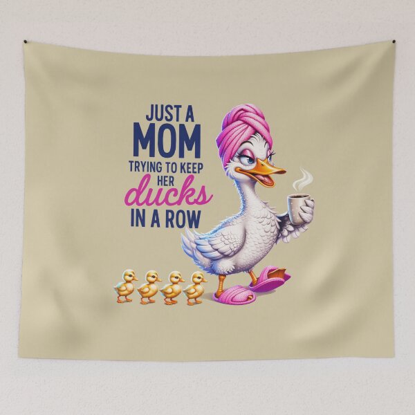 Item preview, Just a Mom Trying to Keep Her Ducks In a Row creative Mother’s Day Gift Ideas For Moms  designed and sold by MalwasBasket.