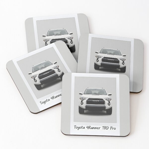Item preview, Toyota 4Runner TRD Pro Off-Road SUV Retro Polaroid Style Art designed and sold by Motorline44.