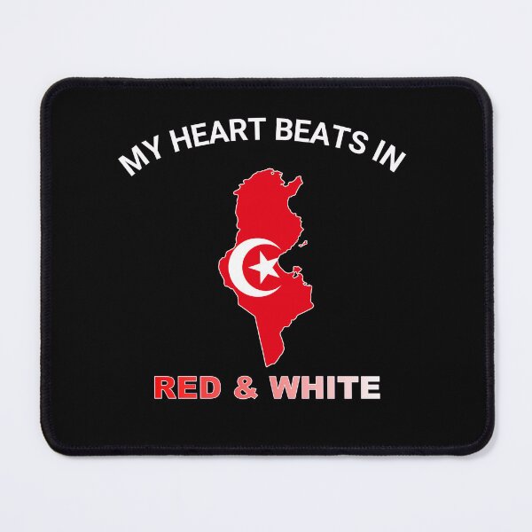 Item preview, Tunisia Carthage Eagle - My Heart Beats in Red and White designed and sold by FancifulDesign.