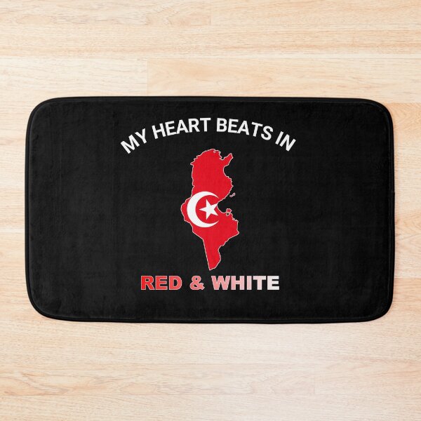 Item preview, Tunisia Carthage Eagle - My Heart Beats in Red and White designed and sold by FancifulDesign.