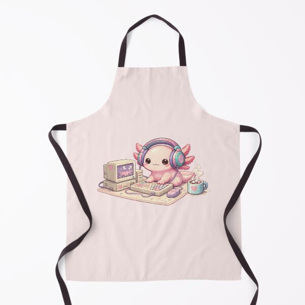 Item preview, Cozy Gamer Axolotl Pixel Art – Lo-Fi Chill Aesthetic designed and sold by Bratak.