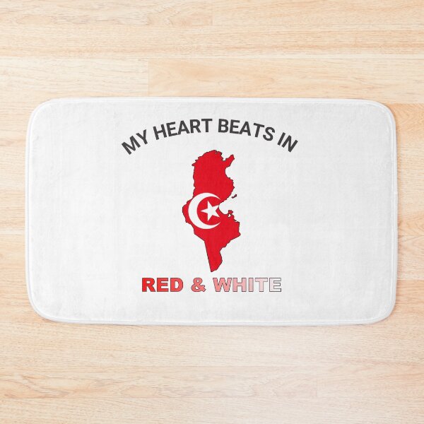 Item preview, Tunisia Carthage Eagle - My Heart Beats in Red and White designed and sold by FancifulDesign.