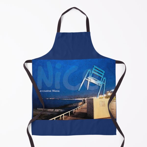 Item preview, French Riviera Blue Chair - Nice, France designed and sold by ThalyArt.