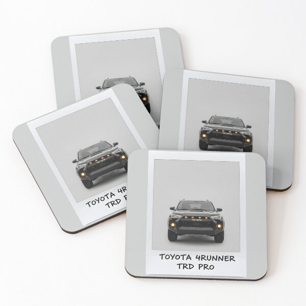 Item preview, Toyota 4Runner TRD Pro Black Edition Retro Polaroid Style Art designed and sold by Motorline44.