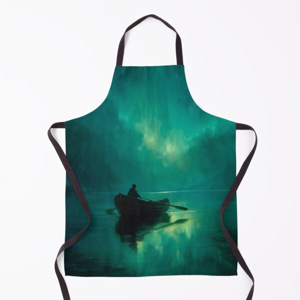 Item preview, Boat Beneath Aurora designed and sold by NordicDreams.