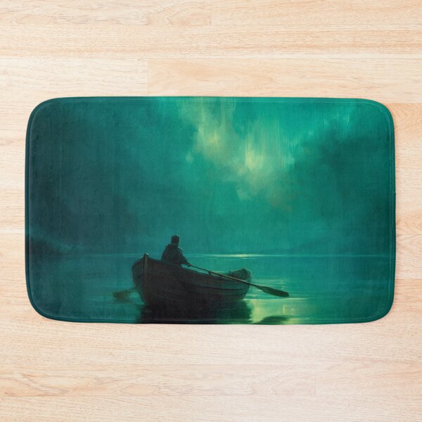 Item preview, Boat Beneath Aurora designed and sold by NordicDreams.