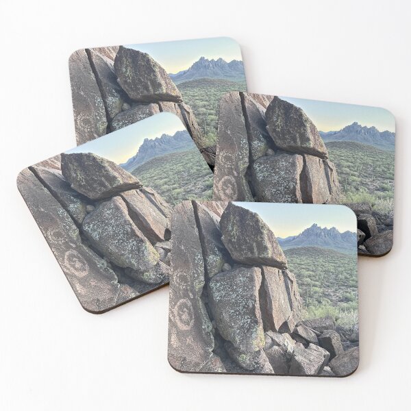 Item preview, Sunset Guardian Petroglyphs in the Sonoran Desert designed and sold by AliveInTucson.