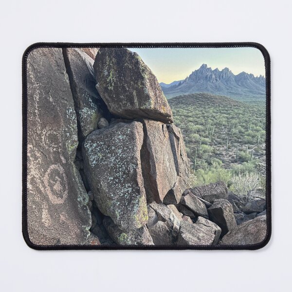 Item preview, Sunset Guardian Petroglyphs in the Sonoran Desert designed and sold by AliveInTucson.