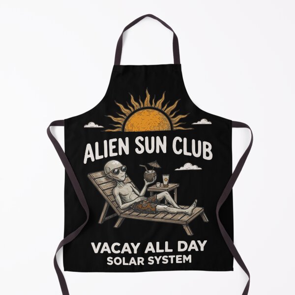 Item preview, Alien Sun Club | Light font version designed and sold by heptenart.