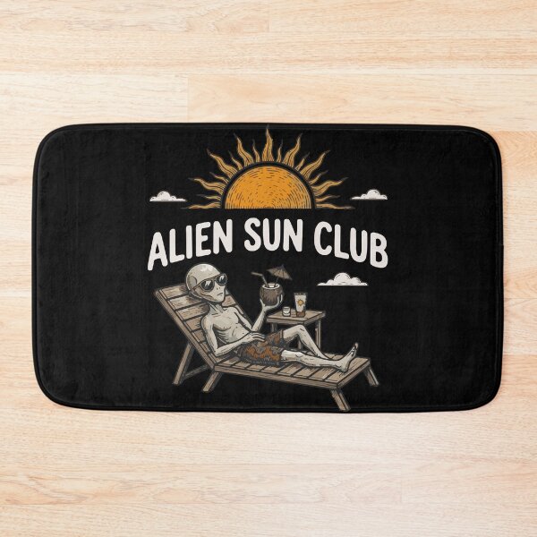 Item preview, Alien Sun Club | Light font version designed and sold by heptenart.