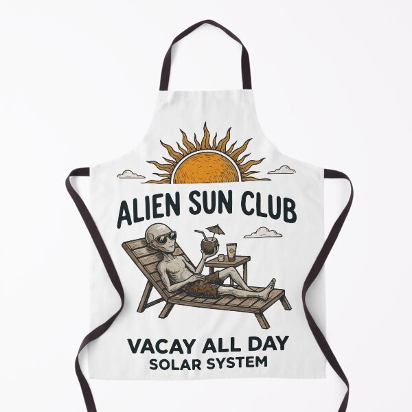 Item preview, Alien Sun Club | Dark font version designed and sold by heptenart.